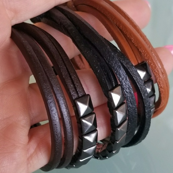 BOHO VIBES FAUX LEATHER BRACELET - Picture 4 of 4